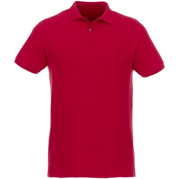 Polo bio recyclé manches courtes homme Beryl - Rouge / M