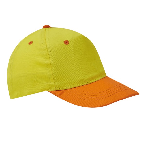 5-Panel-Cap Für Kinder Calimero - Gelb / Orange
