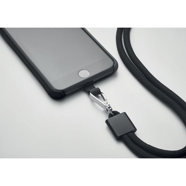 Nonette lanyard phone holder, RPET, 1500 mm