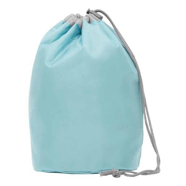 Toaletna torba cev 190T najlon, Ø160x240mm - Svetlo modra