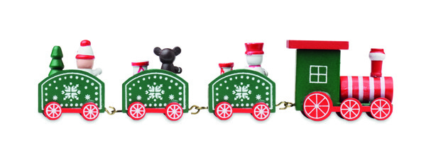 Wooden Christmas train Juna