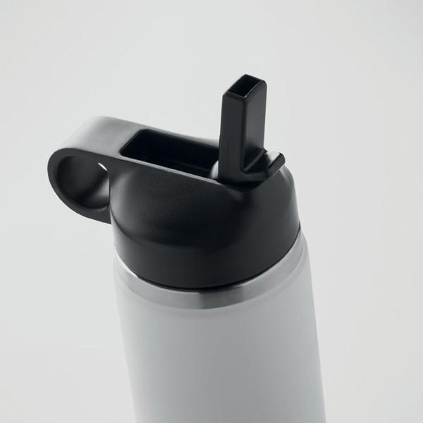 Steklenica Ivalo, 500 ml, dvojna stena nerjaveče jeklo - Bela