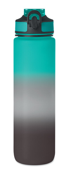 Bouteille de sport RPET 1L Activate - Noir / Bleu