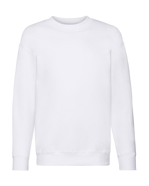 Kids Premium Set-In Sweat - White / 128 (7-8)
