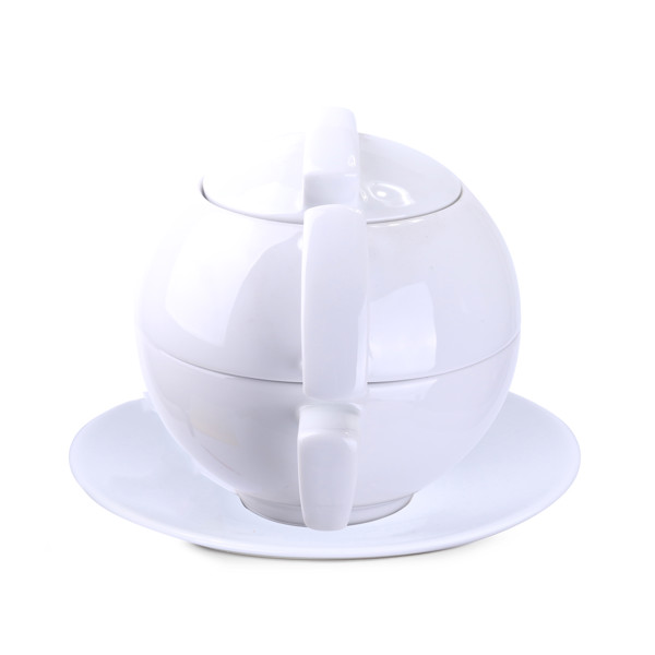 Porcelain tea set, 220 ml cup, 340 ml pot