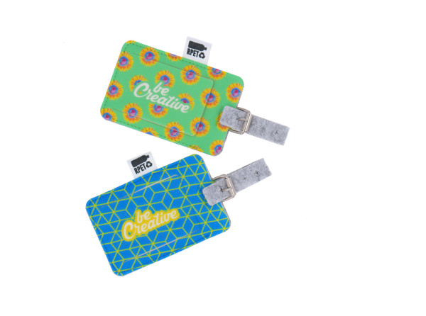 Custom Rpet Luggage Tag CreaFelt Tag