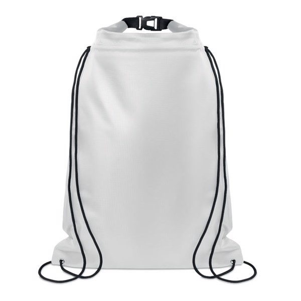 Bolsa de cuerdas ripstop 190T Debo Bag - blanco transparente