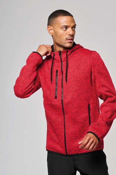 Muška Heather jakna s kapuljačom - Dark Grey Melange / L
