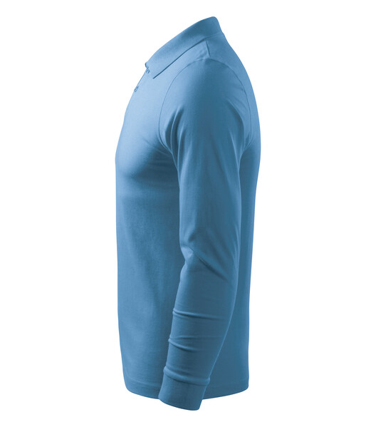 Polokošile Pánská Malfini® Single J. Ls - Azurově Modrá / L