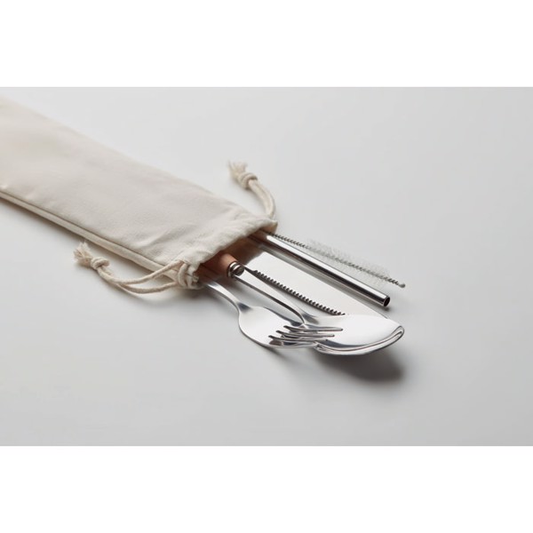 Couverts en acier inoxydable Custa Set