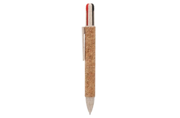 Ball pen 4-color Cork