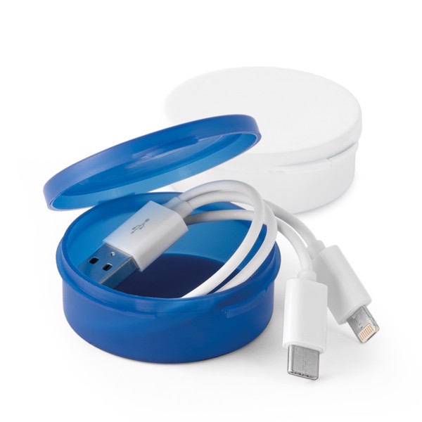 Cabo USB 3 em 1 em ABS e PVC - EMMY