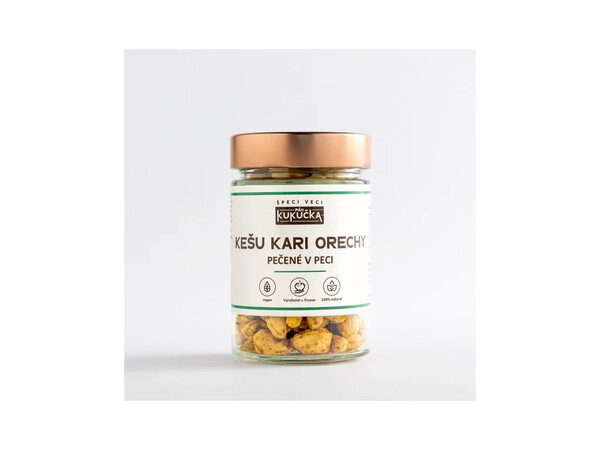 Orechy pečené v peci  Kešu s kari