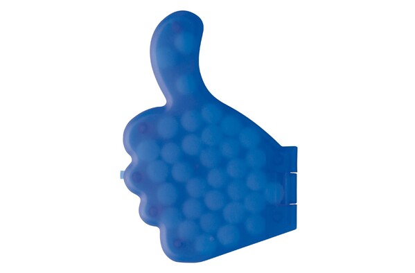 Pfefferminzdose Daumen - Ecru / Blau