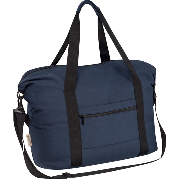 Duffel bag made from recycled cotton WESLEY - Darkblue