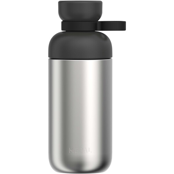 Mepal Vita 500 ml recycled stainless steel water bottle - Black
