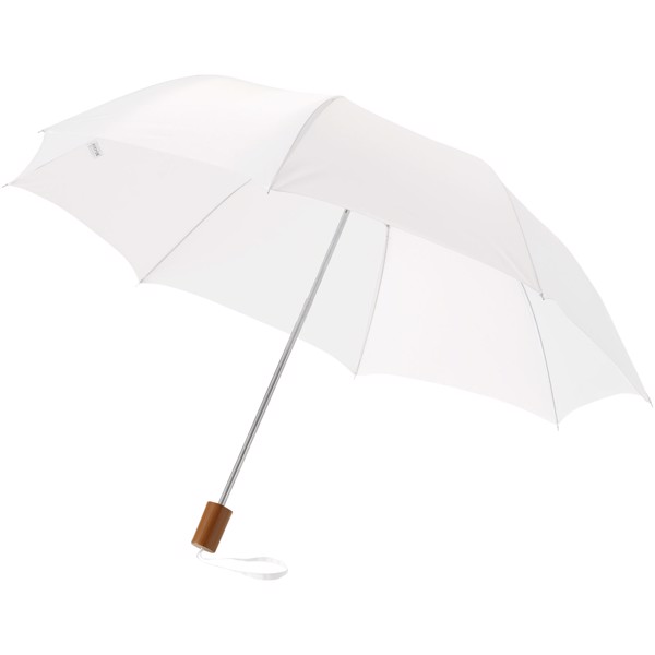 Oho 20" foldable umbrella - White