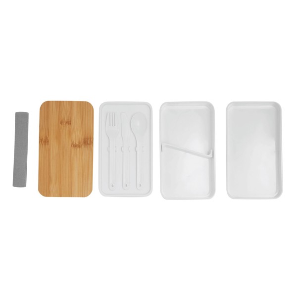 Lunchbox Double Level - Weiß