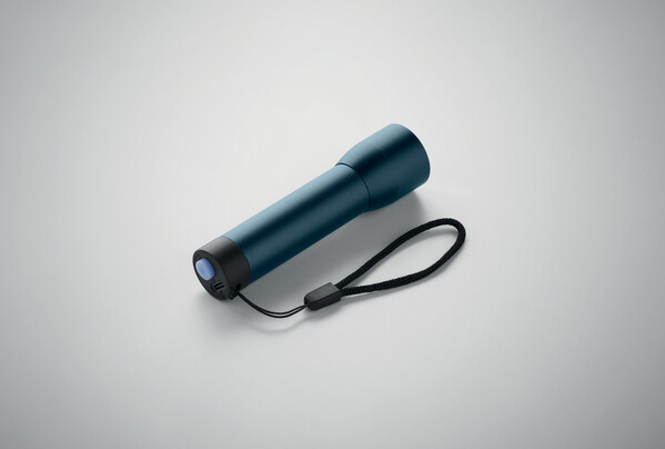 Lampe rechargeable en alu. Lumezo - Bleu Marine