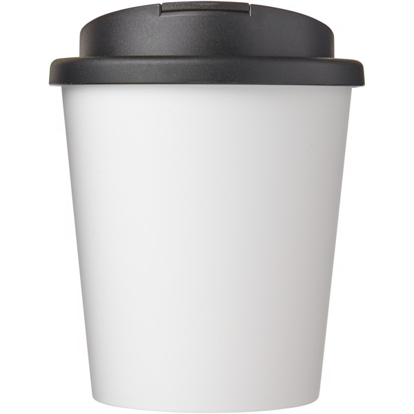 Termohrnček Americano Espresso® 250 ml s uzáverom odolným proti rozliatiu - Biela / Jednofarebná čierna