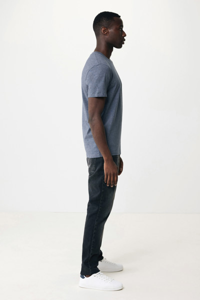 Iqoniq Manuel recycled cotton t-shirt undyed - Heather Navy / XL