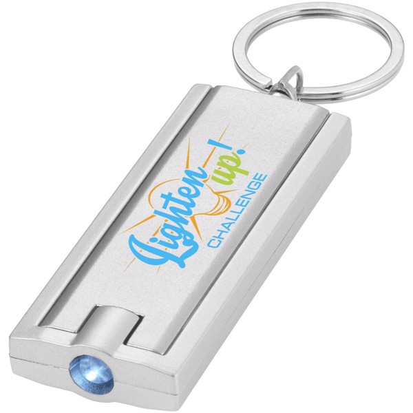 Castor LED keychain light - Silver