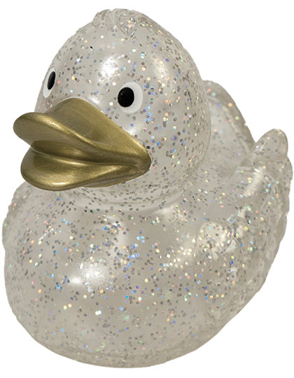 Schnabels® Squeaky Duck Glitter - Transparent / Gold / 80 mm