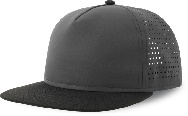 5 Panel Cap Atlantis | Bank Five-S - Dark Grey / Black / onesize