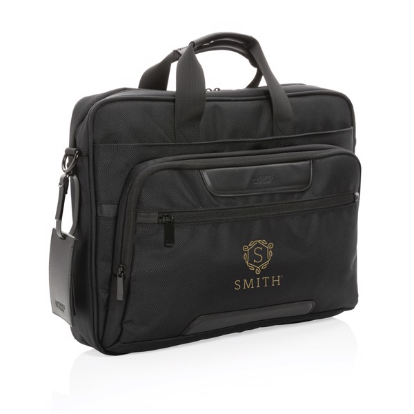 Swiss Peak laptop bag 15.6", recycled 1680D PET