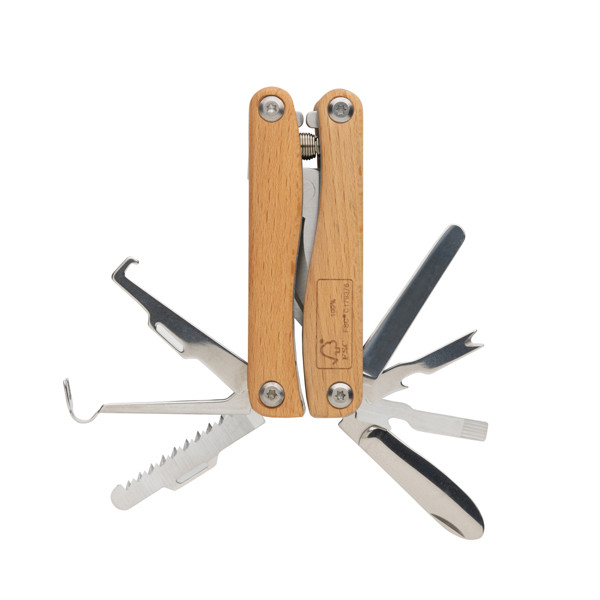 Wooden garden multi-tool