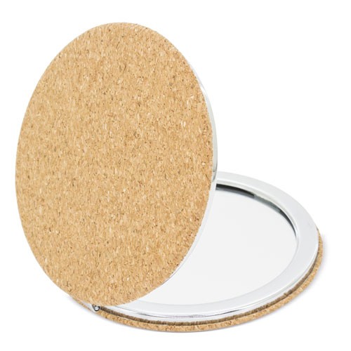 CORK ROUND MIRROR "LUNI"