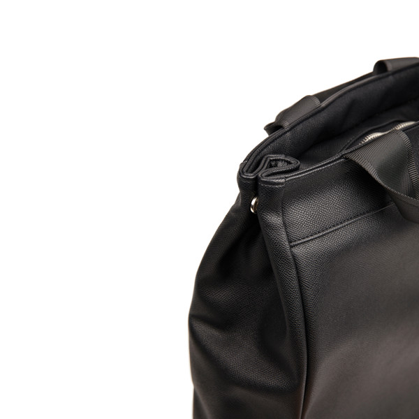 VINGA Bermond Rucksack aus RCS recyceltem PU - Schwarz