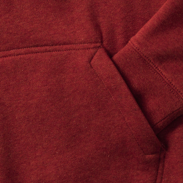 Ladies' Authentic Melange Hooded Sweat - Charcoal Melange / XS