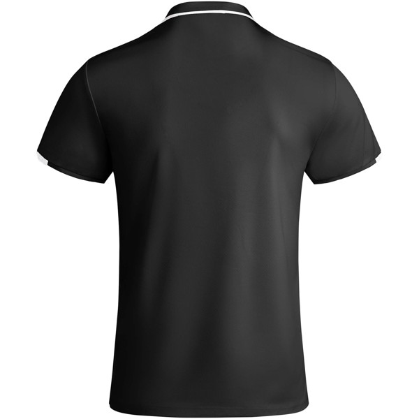 Polo sportiva a maniche corte da uomo Tamil - Nero / Bianco / 2XL
