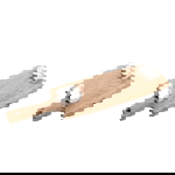 TAKAOKA Servier-Set mit Holzbrett und Schalen