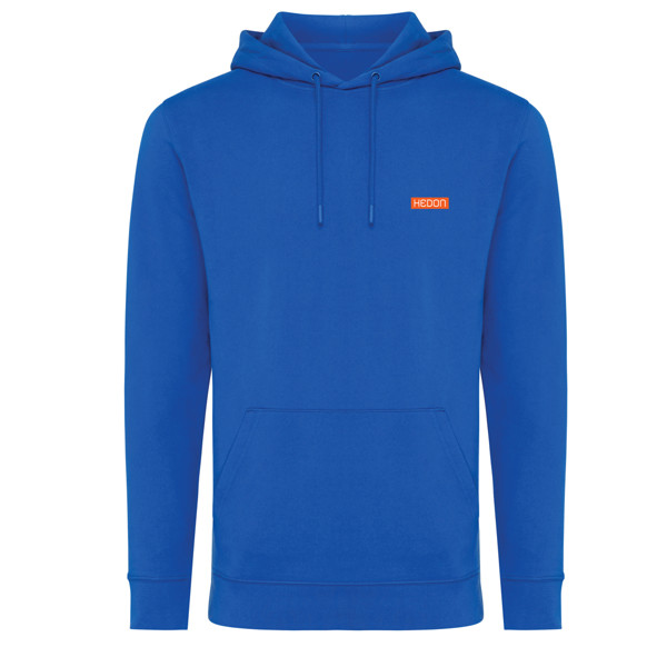 Iqoniq Jasper recycled cotton hoodie - Royal Blue / XS