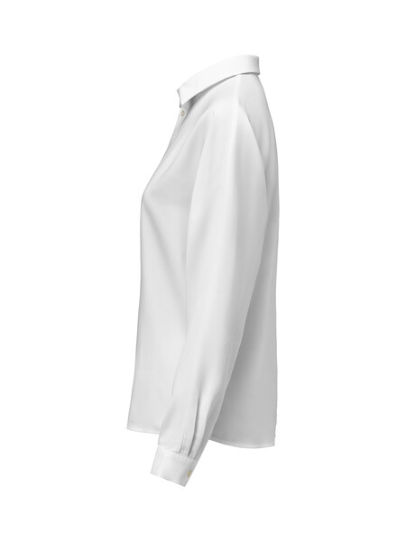 Crepe Satin Blouse White XS