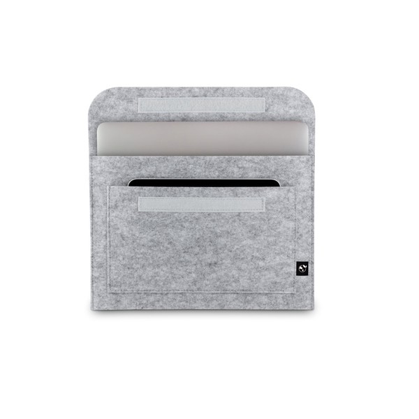 FELPY SLEEVE. Taška na notebook z recyklované plsti (100% rPET) - Světle Šedá