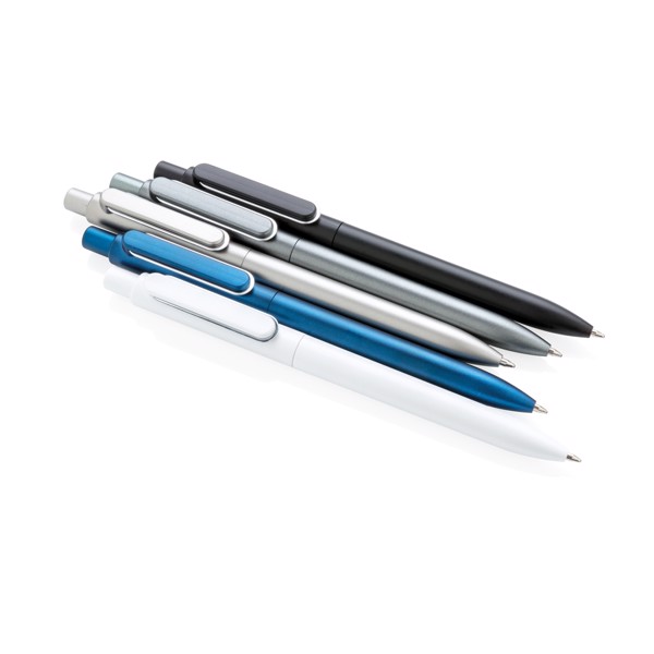 Xd Collection X6 pen, metallic finish, 1200m refill - White