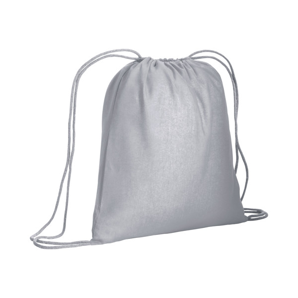 95 G/M2 Cotton Backpack With Drawstring Closure - White