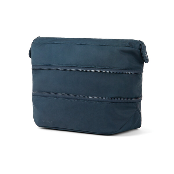 VINGA Trousse de toilette extensible Baltimore Neo RCS - Bleu Marine