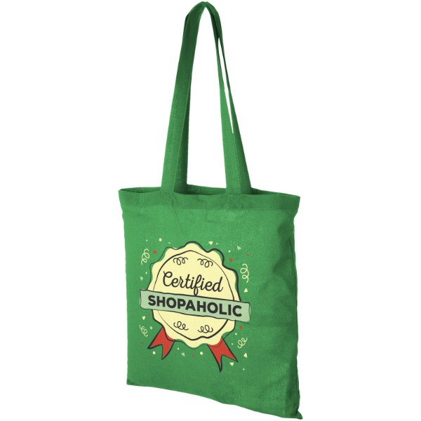 Carolina 100 g/m² cotton tote bag 7L - Bright Green