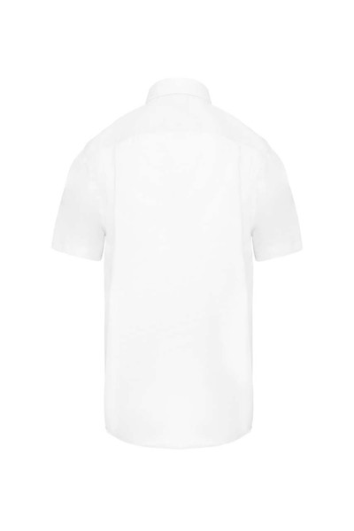 Men's Short-Sleeved Non-Iron Shirt - White / L