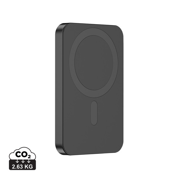 Powerbank 5000mAh en plastique/alu RCS UrbanVitamin Richmond - Noir