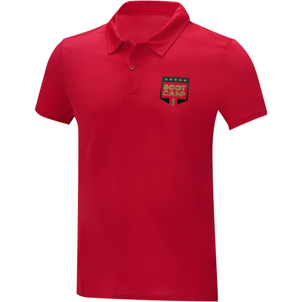 Polo cool-fit a maniche corte per uomo da 105 g/m² Deimos - Rosso / M