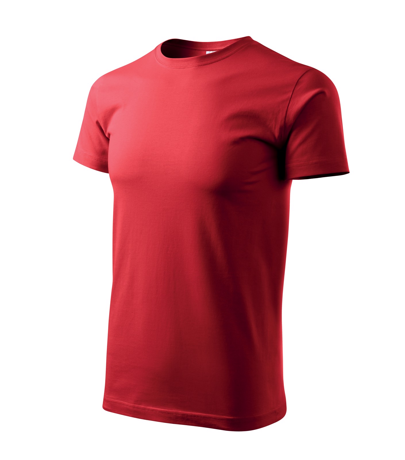 Tričko pánské Malfini Basic - Červená / 4XL