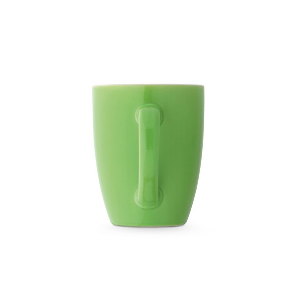 CINANDER. Keramický hrnek s lesklým povrchem, 370 ml - Světle Zelená