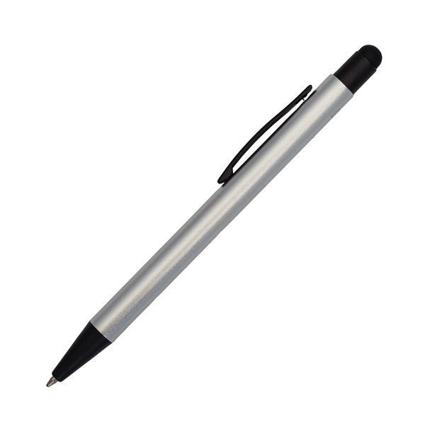 Couple pen and keychain gift set - Silver