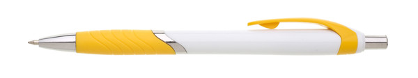Tempo plastic ballpoint pen, 141 mm length - Yellow