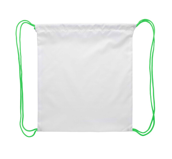 Sac piscine personnalisé pour enfants CreaDraw Kids - Vert / Blanc